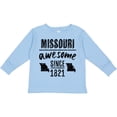 thumbnail image 3 of Inktastic Missouri Awesome Since 1821 Boys or Girls Long Sleeve Toddler T-Shirt, 3 of 5