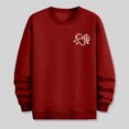 thumbnail image 6 of YOIAVAIOY Sweatshirt for Men Love Heart Graphic Print Long Sleeve Pullover Valentine's Day Sweatshirts Casual Sweatshirts Red XL, 6 of 9