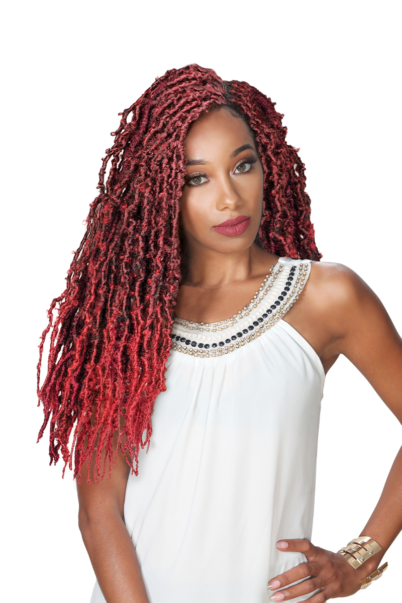 Zury Sis Synthetic Crochet Braid 2X Butterfly Locs 20" (99J)