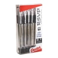 thumbnail image 3 of Pentel RSVP Ballpoint Pen, (1.0mm) Medium Line, Black Ink, 12pk, 3 of 9