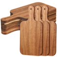 thumbnail image 1 of Tabla de cortar Zubebe Wood, 12 unidades, acacia, 15 x 7 cm con mango, 1 of 7