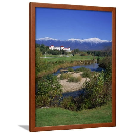 Hotel Below Mount Washington, White Mountains National Forest, New Hampshire, New England, USA Framed Print Wall Art By Rainford