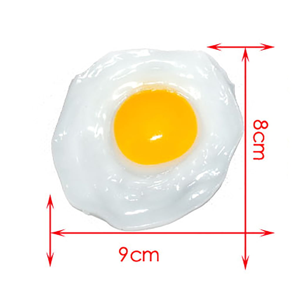 Emulation Fried Egg Funny Children Kids Anti Stress Anxiety Relief Play Toy QL 