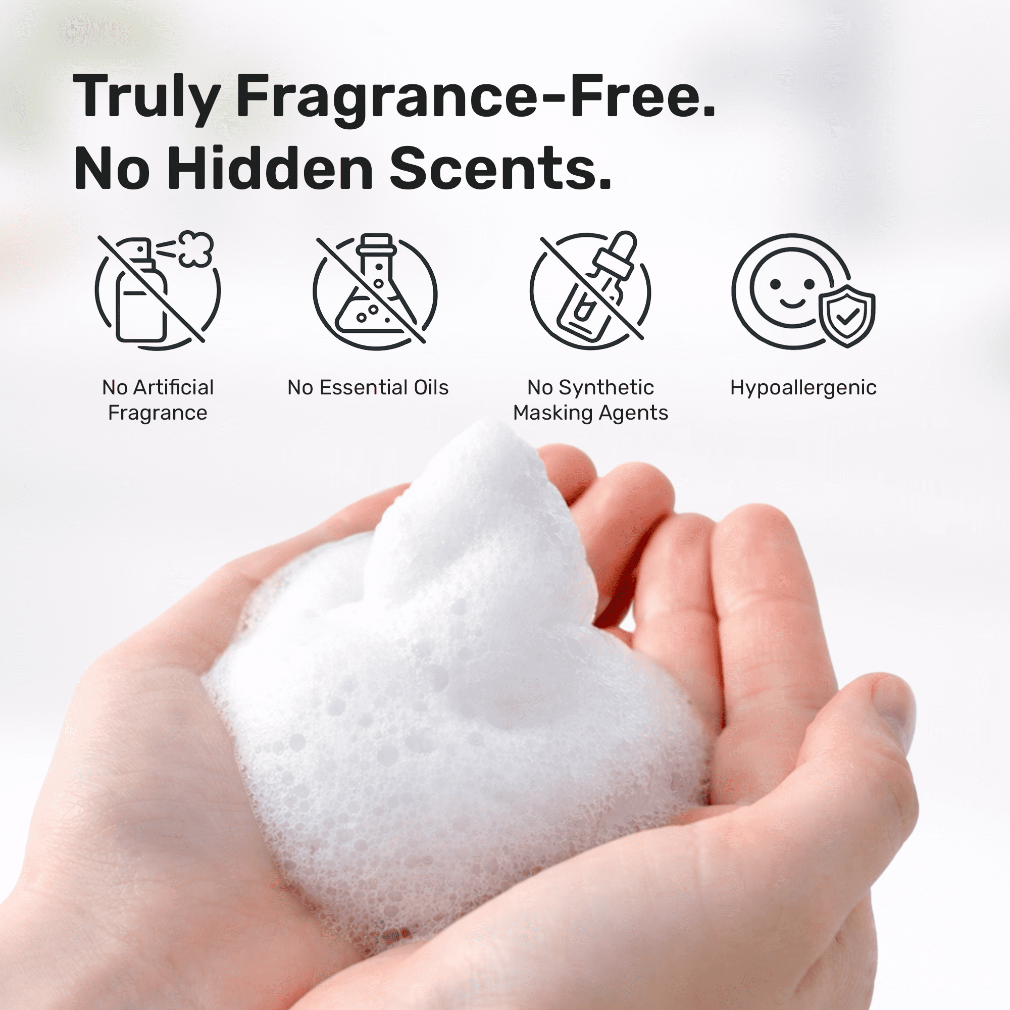 kosmatology® Free & Clear Organic Foaming Hand Soap Refill | Moisturizing Hand Wash | Clean Ingredients, Free of Artificial Scent and Essential Oils | 34 fl oz