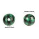 thumbnail image 4 of Matsuzay Cuentas de resistentes al desgaste de 100 piezas, cuentas decorativas convenientes, cuentas a cuadros, cuentas naturales, apariencia De coser Tinta Verde/Negro, 4 of 6