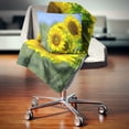 thumbnail image 1 of DESIGN ART Designart 'Beautiful Sunflowers View' Floral Throw Blanket, 1 of 5