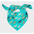 thumbnail image 3 of Bimba Green Horse Animal Pure Silk Printed Head Bandanas Summer Neck Wrap Scarf 40 x 40 Inches, 3 of 6