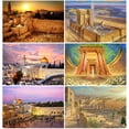 thumbnail image 2 of Kit de pintura de diamante 5D del Muro de los Lamentos de Jerusalén, punto de cruz, mosaico de diamantes, cristianismo judío, decoración del hogar, regalo DIY, 2 of 5