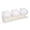 White, variant on Esquirla Raised Cat Bowls Anti Vomiting for Kitten Small, Medium and Large Cats Kitty White