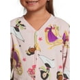 thumbnail image 4 of Disney Princess Toddler Girls One Piece Sleeper Pajamas, Sizes 12M-5T, 4 of 5
