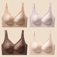 thumbnail image 7 of qelini Wireless Push up Bra for Women Seamless Breathable Everyday T-Shirt Bra with Lightly Lined Cups, 7 of 7