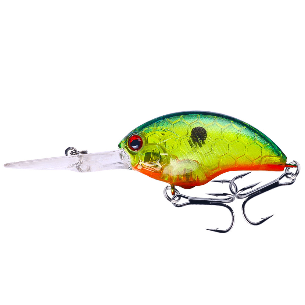 HENGJIA Crankbait Crankbaits for Bass Fishing Crappie Lures Deep Diving Crankbait 3.54inches Bass Crankbaits