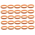 thumbnail image 4 of HEALEEP Silicone Wristbands with Basketball Patterns for Decor Orange Color One Size Fits Most 25 Pieces, 4 of 8