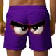 thumbnail image 3 of Pantalones Cortos de Cintura Elástica Divertidos Impresos Pantalones Cortos de Playa Secos Rápidos con Bolsillos, 3 of 5