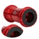 thumbnail image 1 of Soporte Inferior De Bicicleta, Soporte Inferior BB De Bloqueo Atornillado De Aleación, Para Marco De Montaña De 42mm, Carcasa De 24/24mm, Bielas De Carretera ANGGREK Rojo, 1 of 8