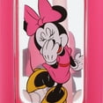 thumbnail image 5 of Disney Minnie Mouse Looking And Laughing 24 Oz Pink Square Plastic Water Bottle, 5 of 7