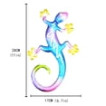thumbnail image 2 of Arte De Pared Gecko De Metal, Lagarto De Metal Hueco De Hierro Forjado Para Colgar En La Pared, Decoración De Jardín Para El Hogar Para Fijar En Árboles Y Vallas Guardurnaity HA042565-03, 2 of 6