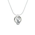 thumbnail image 2 of Delight Jewelry Stainless Steel Infinity Sign - Hero Ring Charm Necklace, 18", 2 of 4
