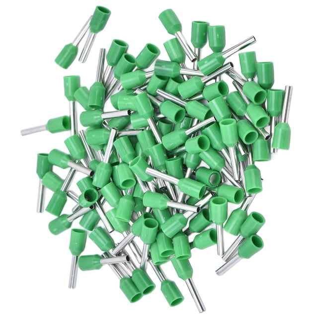 Insulated Cord End Terminals, Insulated Ferrule 1000Pcs Avoid 1 Wire Splicing Copper For 1.5mm² Cable For Electrical Projects E1510 Green