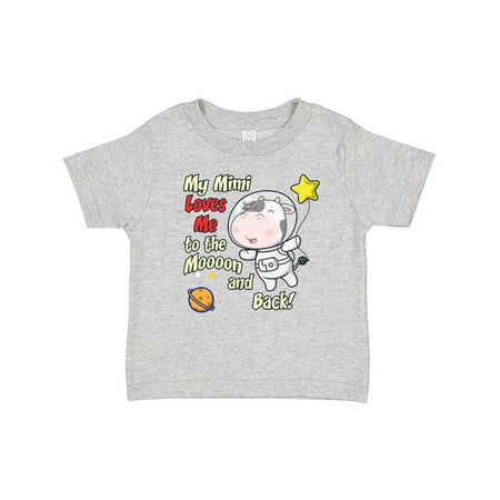 

Inktastic My Mimi Loves Me Cow Astronaut Gift Baby Boy or Baby Girl T-Shirt