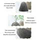 thumbnail image 2 of 2pcs Sauna Hat Wool Heat Aislamiento Unisex Accesorios Ducha (gris), 2 of 4