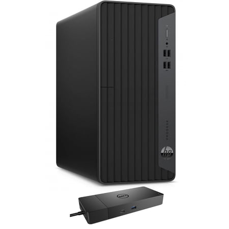 HP ProDesk 400 G7 Home/Business Mini Desktop (Intel i7-10700 8-Core  Intel UHD 630  32GB RAM  512GB PCIe SSD + 6TB HDD (3.5)  USB 3.2  HDMI  Win 11 Pro) with WD19S 180W Dock