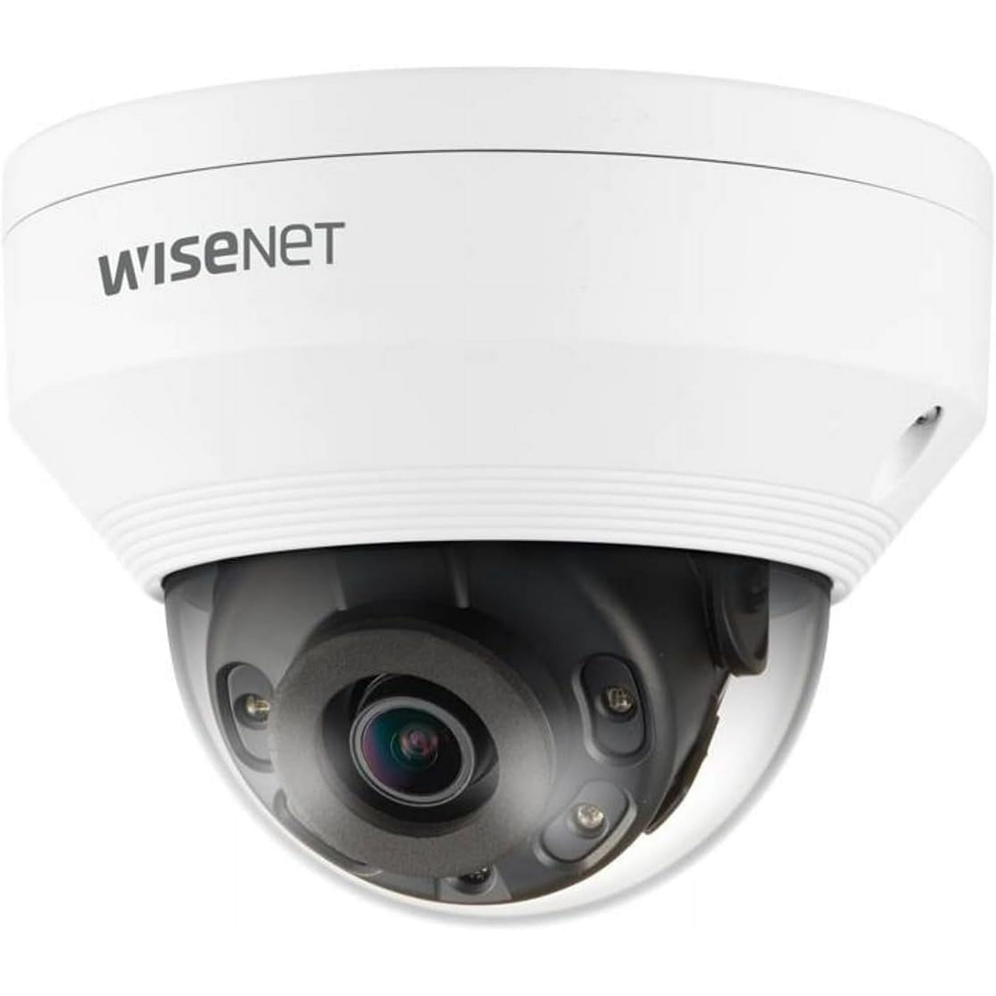 Hanwha ANV-L7012R A-Series 4MP Vandal Dome IP Camera, NDAA TAA Compliant, 3mm Fixed Lens 107.5° Wide View Angle, White, Compatible with Hanwha IP Camera System