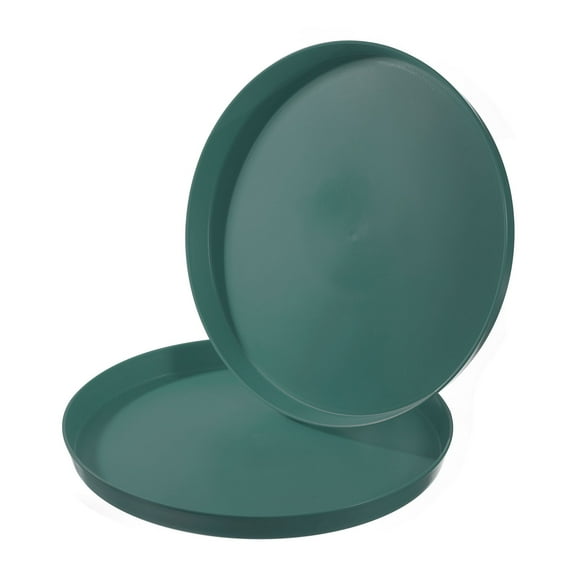 REGALWOVEN Restaurant serving trays are great for food, drinks, or desserts Dark Green