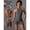 Dark Gray, variant on AEXTO Women's Solid Zip Back Sports Romper, Breathable Comfortable Sleeveless Bodycon Romper for Yoga Gym Workout, Ladies Sportswear for All Seasons