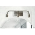 thumbnail image 2 of Robert Stevenson Lighting Benson - Exposed Bulb Metal 3-Light Vanity Light, Brushed Nickel, 2 of 5
