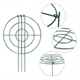 thumbnail image 4 of 3 Sets Peony Support Cage, Grow Through Hoops Grids with 4pcs Legs, Brace,Flower Strong Ring, 4 of 8