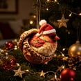 thumbnail image 7 of 3D Forest Animal Acorn Ornaments Resin Hanging Ornaments for Christmas Tree Realistic Animal Figures Home, Party Decor, Cozy Forest Theme Collection, 7 of 7