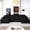Black, variant on Vanress 124 Inch U Shaped Modular Sectional Sofa, Modern Corduroy Boneless Sofa for Living Room, Upholstered Deep Seat Cloud Sofas Couches, No Assembly Required, Black