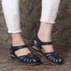 thumbnail image 1 of Zapatos de mujer de verano Tacón de cuña Retro Hollow Out Casual Sandalias de mujer Wmkox8yii  nm9013, 1 of 7