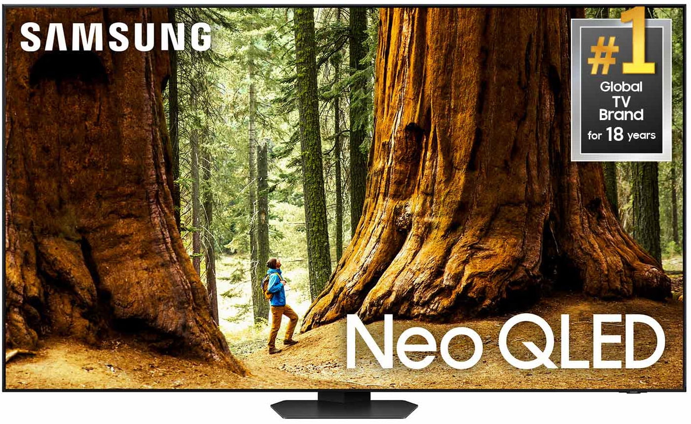 Samsung QN98QN90DAFXZA 98 Inch Neo QLED TV with 4K AI Upscaling with a Walts TV Large/Extra Large Tilt Mount for 43"-98" Compatible TV's and Walts HDTV Screen Cleaner Kit (2024)