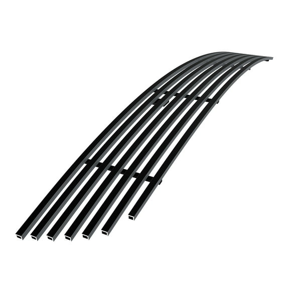 APS Compatible with Ford Mustang GT 2013-2014 Lower Bumper Stainless Steel SS Black Billet Front Grill Grille Insert F65926H