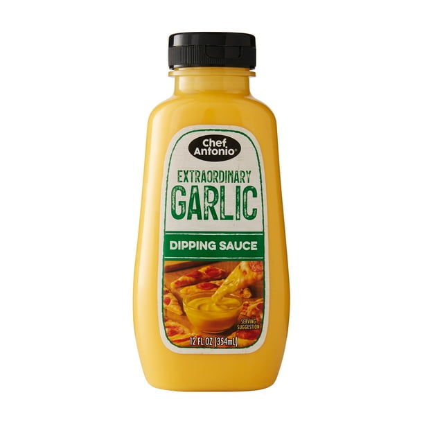 Chef Antonio Extraordinary Garlic Dipping and Pizza Sauce, 12 Ounce