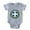 Heather Grey, variant on CafePress - Greek Crest - Cute Infant Baby Football Bodysuit