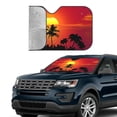 thumbnail image 4 of XMXT Car Sun Shade Windshield, Sunset Trees Print Sunshade for Car Windshield Sun Shades for Car SUV Truck, s, 4 of 9