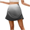 thumbnail image 2 of Wowcloth Women's A-line Short Skirt, Gradient Print with Zipper, Fashionable Versatile Casual for Spring and Summer, 2 of 6