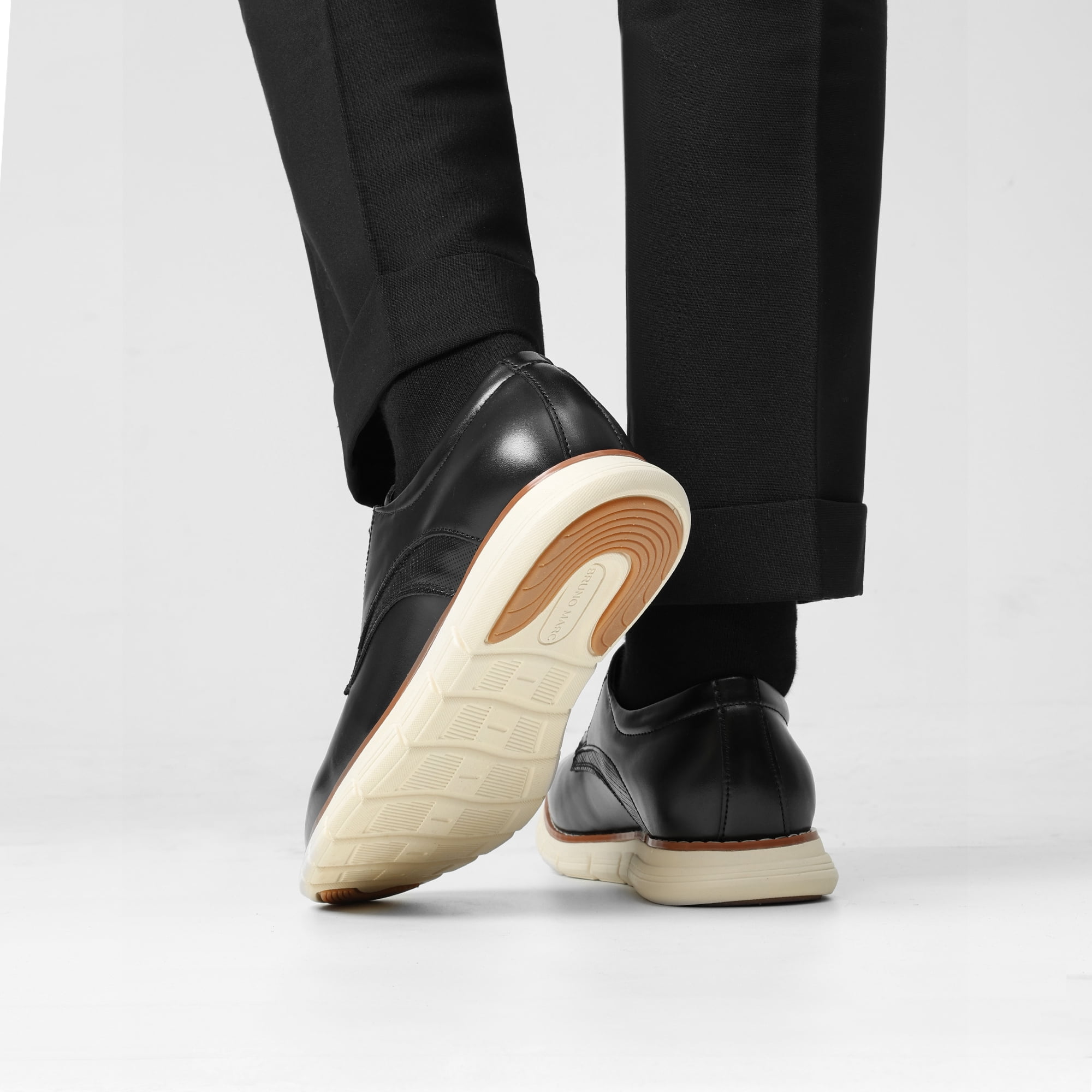 Bruno Marc Mens Dress Shoes Faux Leather Formal Oxford Shoes  display picture 1