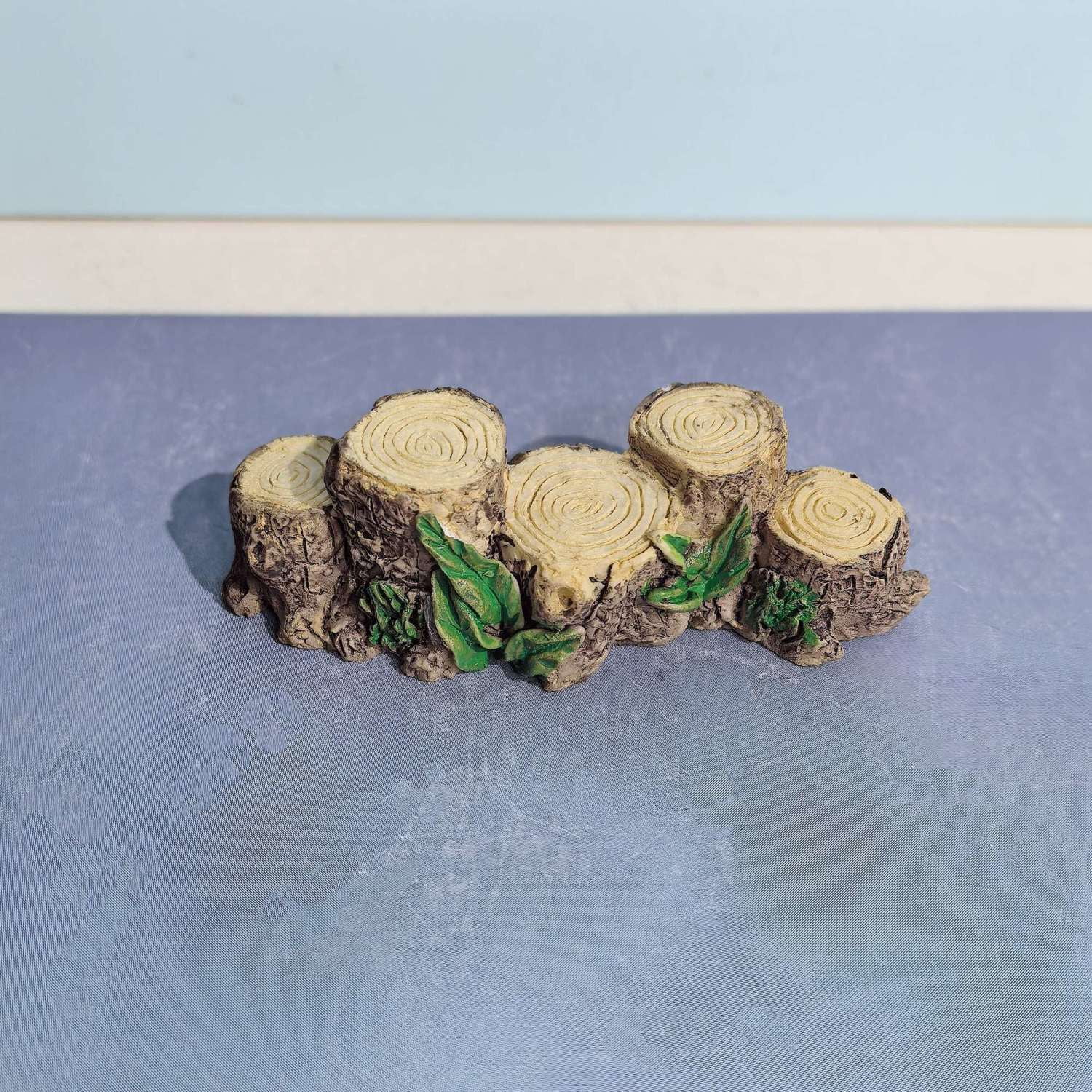 Mini artificial small stake bridge resin ornament micro landscape decoration sand table bonsai climbing pet fish tank sinking landscaping