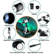 BEBANG Telescope for Adults Astronomy, 70mm Professional Refractor Telescope for Kids Beginners Adults