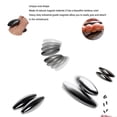 thumbnail image 3 of Oval Magnets, 10Pcs 70 X 25mm Snake Egg Versatile Sturdy  For Fridge, 3 of 8