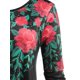 thumbnail image 4 of Camiseta Diseño Impreso Hoja Tamaño Grande Rosegal Mangas largas de talla grande, 4 of 5