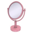 thumbnail image 6 of 8 Inch Vanity Top Make-Up Mirror with Grooved Accents - Antique Brass / 2X, 6 of 10