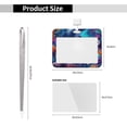 thumbnail image 3 of Zufioo Underwater Turtle Dolphin Octopus Print Work Badge Protective Case, Waterproof Lanyard, Badge Transparent Clip, Suitable for Induction Card Badge Swipe Credit Card, 3 of 7