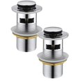 thumbnail image 1 of Oleegame 2PC Spoon And Lid Rest Wash Universal -Clogging Filter Drainer Bathroom Basin Stopper Sink Kitchen，Dining & Bar, 1 of 9