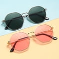 thumbnail image 5 of Wutalume Advanced Unisex Retro Sunglasses, Large Frame Flat Mirror Lens, Classic Oversized UV Protection Sun Glasses for Men and Women, Daily Fashion Outdoor Wear,C, 5 of 6