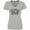AC-Heather Grey, variant on Inktastic Birthday Diva in Black Women's V-Neck T-Shirt